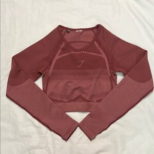 Gymshark Geo Seamless Keyhole Crop Top *estimated size XS